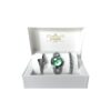 Set Cadou JOSEPH pentru Damă – Ceas Elegant cu Cadran Verde, Brățări Argintii și Cutie Albă Premium - imagine 2